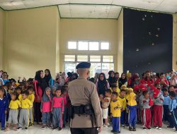 Kunjungan Edukatif TK Se-Kecamatan Blambangan Pagar di Mako Batalyon C Pelopor