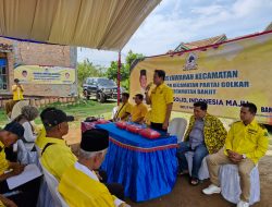 Partai Golkar Kecamatan Banjit, Way Kanan Gelar Muscam, Darlian Pone: Perkuat Konsolidasi dan Soliditas Hingga Ke Kampung