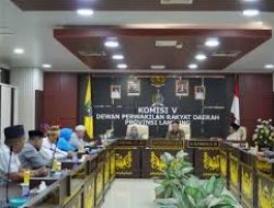 Komisi V DPRD Provinsi Lampung Dorong Percepatan Penerbitan Perda LGBT