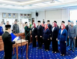 Sekdaprov Marindo Kurniawan Lantik 15 Pejabat Administrator di Lingkungan Pemprov Lampung
