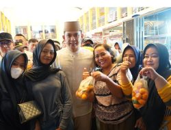Bupati Lamsel Cek Harga Sembako jelang Lebaran Di Pasar Natar