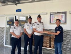 Rutan Kelas I Bandar Lampung Serahkan Hasil Produksi Telur Ayam ke Pihak Ketiga, Wujud Keberhasilan Program Pembinaan Kemandirian