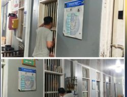 Kawal Ketat Keamanan Akhir Pekan, Kepala Kesatuan Pengamanan Lembaga Pemasyarakatan Bersama Regu Jaga Gelar Patroli Tengah Malam