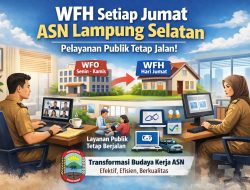 Pemkab Lamsel Tetapkan WFH Setiap Hari Jum’at Untuk ASN Dan Pastikan Pelayanan Publik Tetap Jalan