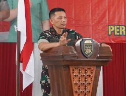 Danrem 043/Gatam Tekankan Jaga Kesehatan dan Hindari Pelanggaran Saat Kunjungi Kodim 0429/Lamtim