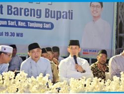 Bupati Lamsel Dan Wakil Bupati Hadiri Shobat Di Tanjungsari
