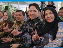Bupati Lampung Selatan, Radityo Egi Pratama, menghadiri kegiatan halalbihalal masyarakat perantau Sumatra Bagian Selatan