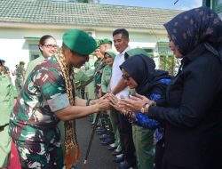 Danrem 043/Gatam Tekankan Jaga Kesehatan dan Hindari Pelanggaran Saat Kunjungi Kodim 0429/Lamtim