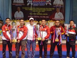 Dominasi Tuan Rumah, Lampung Raih 85 Medali di Kejurnas Karate Shokaido