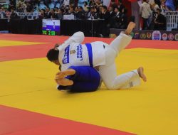 Kontingen Polda Lampung Borong 4 Medali di Hari Pertama Judo Kapolri Cup 2026