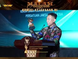prestasi Gemilang ,Kejati Lampung Raih Penghargaan Sebagai Kejati Type B Terbaik I Nasional Dari Komisi Kejaksaan RI