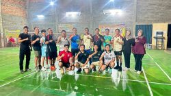 Jaga Kebugaran dan Perkuat Soliditas, Petugas Lapas Muara Tebo Gelar Olahraga Badminton Bersama