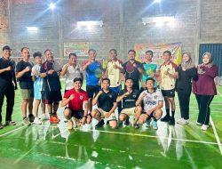 Jaga Kebugaran dan Perkuat Soliditas, Petugas Lapas Muara Tebo Gelar Olahraga Badminton Bersama