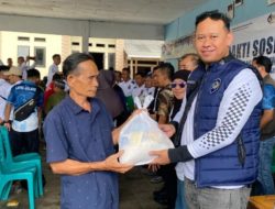 Peduli Sesama dalam Rangka Hari Bakti Pemasyarakatan Ke-62, Rutan Kelas I Bandar Lampung Ikuti Kegiatan Bakti Sosial di Kalianda