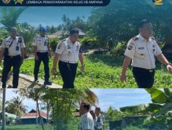 *KALAPAS AMPANA TINJAU PROGRAM KETAHANAN PANGAN, WUJUDKAN PEMBINAAN MANDIRI DAN PRODUKTIF BAGI WARGA BINAAN*  Ampana-Lembaga Pemasyarakatan Kelas IIB Ampana kembali menunjukkan komitmennya dalam mendukung program ketahanan pangan nasional melalui kegiatan peninjauan langsung area pertanian produktif di lingkungan Lapas. Kepala Lapas Ampana, Febriansyah, didampingi jajaran pejabat struktural, turun langsung memantau perkembangan program ketahanan pangan sebagai bentuk pengawasan sekaligus dukungan terhadap pembinaan kemandirian warga binaan. Kegiatan tersebut menjadi wujud nyata keseriusan jajaran Lapas Ampana dalam menghadirkan program pembinaan yang tidak hanya bersifat administratif, namun juga produktif, edukatif, dan berdampak positif bagi warga binaan maupun lingkungan sekitar.  Peninjauan dilakukan di area lahan pertanian yang berada di belakang rumah dinas Kalapas serta lahan pinjam pakai di belakang area Lapas Ampana. Di atas lahan tersebut tumbuh berbagai tanaman sayuran seperti kangkung, sawi, dan kacang panjang yang dikelola secara berkelanjutan. Hamparan tanaman hijau yang tumbuh subur menjadi gambaran keberhasilan pemanfaatan lahan tidur menjadi lahan produktif yang bernilai manfaat. Program ini tidak hanya memperindah lingkungan lapas, tetapi juga menjadi simbol semangat pembinaan dan pemberdayaan yang terus dikembangkan oleh Lapas Ampana secara konsisten.  Dalam kegiatan tersebut, Kalapas bersama jajaran meninjau secara langsung kondisi tanaman, proses pengolahan lahan, perawatan tanaman, hingga perkembangan hasil pertanian yang dijalankan bersama warga binaan. Peninjauan ini sekaligus menjadi sarana monitoring dan evaluasi guna memastikan seluruh program berjalan optimal, tepat sasaran, dan memberikan hasil nyata. Selain sebagai bentuk pengawasan, kegiatan ini juga memperlihatkan keterlibatan aktif pimpinan dalam mendukung program pembinaan yang berorientasi pada peningkatan keterampilan, produktivitas, dan pembentukan karakter warga binaan agar lebih siap kembali ke tengah masyarakat.  Program ketahanan pangan yang dilaksanakan Lapas Ampana merupakan implementasi nyata dari 15 Program Akselerasi Menteri Imigrasi dan Pemasyarakatan, khususnya pada poin ke-8 tentang “Kemandirian pangan melalui program pertanian, perikanan, dan peternakan di Lapas dan Rutan dengan memanfaatkan lahan-lahan tidur (idle).” Melalui pemanfaatan lahan yang sebelumnya belum produktif, Lapas Ampana berhasil menghadirkan kegiatan pembinaan yang bernilai strategis, tidak hanya untuk mendukung ketahanan pangan nasional tetapi juga untuk menciptakan lingkungan pemasyarakatan yang produktif, mandiri, dan berkelanjutan. Langkah ini menjadi bukti nyata bahwa lapas mampu bertransformasi menjadi tempat pembinaan yang memberikan manfaat serta peluang perubahan bagi warga binaan.  Pada kesempatan tersebut, Kepala Lapas Ampana, Febriansyah, menyampaikan bahwa program ketahanan pangan bukan hanya sekadar mendukung program pemerintah, namun juga menjadi sarana pembinaan keterampilan dan pembentukan mental kerja bagi warga binaan. Menurutnya, keterlibatan warga binaan dalam kegiatan pertanian merupakan bagian penting dalam proses pembinaan agar mereka memiliki kemampuan dan pengalaman kerja yang dapat dimanfaatkan setelah selesai menjalani masa pidana.     “Melalui kegiatan ini, warga binaan diberikan kesempatan untuk belajar dan terlibat langsung dalam kegiatan pertanian. Harapannya, ketika mereka kembali ke tengah masyarakat nantinya, mereka telah memiliki bekal keterampilan dan kemampuan untuk memulai kehidupan yang lebih baik, mandiri, serta mampu diterima kembali oleh lingkungan sosialnya,” ungkap Kalapas.     Pernyataan tersebut menegaskan bahwa program ketahanan pangan tidak hanya berorientasi pada hasil produksi semata, melainkan juga menjadi media pembinaan yang humanis dan berkelanjutan dalam menciptakan warga binaan yang lebih siap menghadapi kehidupan setelah bebas.  Lebih lanjut, hasil dari program ketahanan pangan tersebut turut dimanfaatkan untuk mendukung kebutuhan dapur Lapas Ampana melalui kerja sama dengan pihak penyedia jasa pengadaan bahan makanan. Pemanfaatan hasil pertanian ini diharapkan mampu memberikan kontribusi positif dalam mendukung pemenuhan kebutuhan pangan di lingkungan lapas secara berkesinambungan. Selain itu, program ini juga memiliki nilai ekonomis yang dapat membantu meningkatkan kesejahteraan pegawai serta mendukung pemenuhan kewajiban Penerimaan Negara Bukan Pajak (PNBP). Dengan demikian, program ketahanan pangan tidak hanya berdampak pada aspek pembinaan, namun juga memberikan manfaat nyata dari sisi efisiensi dan pemberdayaan ekonomi.  Seluruh rangkaian kegiatan peninjauan lahan dan monitoring program ketahanan pangan berjalan dengan baik, aman, tertib, dan lancar. Kegiatan ini menunjukkan adanya sinergi dan semangat kebersamaan yang kuat antarpegawai dalam mendukung keberhasilan program pembinaan berbasis produktivitas di lingkungan Lapas Ampana. Melalui komitmen bersama, program ketahanan pangan diharapkan dapat terus berkembang menjadi salah satu program unggulan yang mampu menciptakan warga binaan yang mandiri, terampil, dan produktif serta mendukung terciptanya pemasyarakatan yang lebih bermanfaat bagi masyarakat.  Sementara itu, Kepala Kantor Wilayah Direktorat Jenderal Pemasyarakatan Sulawesi Tengah, Bagus Kurniawan, turut menyampaikan apresiasi dan dukungannya terhadap langkah positif yang dilakukan Lapas Ampana dalam mengembangkan program ketahanan pangan.  Menurutnya, kegiatan tersebut merupakan bentuk nyata inovasi dan komitmen jajaran pemasyarakatan dalam mendukung program pemerintah sekaligus menciptakan pembinaan yang produktif dan berdampak langsung bagi warga binaan maupun lingkungan sekitar.  “Program seperti ini harus terus dikembangkan karena memberikan manfaat besar, baik dalam mendukung ketahanan pangan maupun membentuk warga binaan yang lebih mandiri dan produktif,” ujarnya.  Dengan adanya program ini, Lapas Ampana berharap dapat terus menghadirkan pembinaan yang humanis, produktif, dan berkelanjutan, sekaligus menjadi bukti bahwa pemasyarakatan tidak hanya berfokus pada pembinaan keamanan, tetapi juga pada pemberdayaan dan pengembangan keterampilan untuk masa depan warga binaan yang lebih baik.  #Agusandrianto #Baguskurniawan #kemenimipas #guardandguide #ditjenpas #BergerakBerdampak #SetahunBerdampak #imipassetahunbergerakberdampak #pemasyarakatansulteng #HariBaktiPemasyarakatan62 #PemasyarakatanKerjaNyataPelayananPrima.