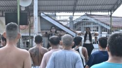 Jaga Kebugaran Tubuh, Warga Binaan Lapas Muara Tebo Ikuti Senam Bersama
