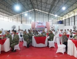 Danrem 043/Gatam Ikuti Launching 1.061 Koperasi Desa/Kelurahan Merah Putih Secara Virtual Bersama Presiden RI di Kota Metro