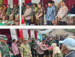 Dansat Brimob Hadiri Upacara Penutupan TMMD 128 TA 2026