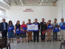 BRI Peduli TJSL Berbagi Kasih Bersama BRI Salurkan 500 Paket Sembako untuk Umat Kristiani di Bandar Lampung