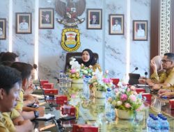 Wali Kota Bandar Lampung Hj. Eva Dwiana Memimpin Rapat Koordinasi Bersama Para Camat dan Lurah se-Kota Bandar Lampung