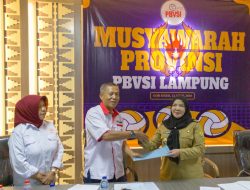 Wali Kota Bandar Lampung Eva Dwiana Terpilih Aklamasi Pimpin Lagi Pengprov PBVSI Lampung