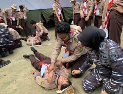 Lanal Lampung Gelar Bakti Sosial dan Bakti Kesehatan di Pulau Pahawang, Wujud Kepedulian TNI AL kepada Masyarakat