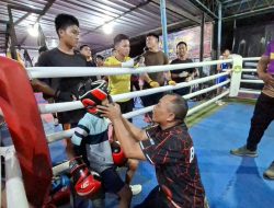 Binpres Tinjau Persiapan Petinju Menuju PON Beladiri II