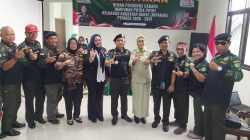 Ketua DPD Lantik DPC HIPAKAD Kota Bandar Lampung Masa Bakti 2024 – 2029 Di Aula Kodim 0410/KBL