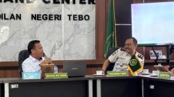 Perkuat Sinergi Penegakan Hukum dan Transformasi Digital Peradilan, Lapas Muara Tebo Ikuti Coffee Morning Bersama PN Tebo