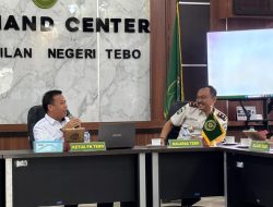 Perkuat Sinergi Penegakan Hukum dan Transformasi Digital Peradilan, Lapas Muara Tebo Ikuti Coffee Morning Bersama PN Tebo