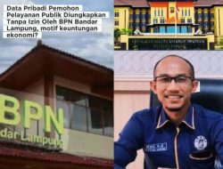 Bocorkan Data Pribadi, Pemohon Layanan Publik Laporkan BPN Bandar Lampung Ke Polda Lampung