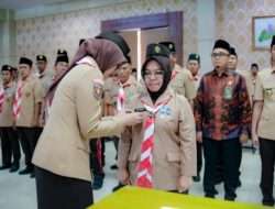 Ketua Kwartir Daerah (Kwarda) Gerakan Pramuka Lampung Jihan Nurlela Lantik Elfianah sebagai Ketua Mabicab Gerakan Pramuka Kabupaten Mesuji masa bakti 2025–2030