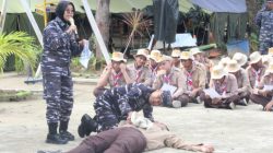Lanal Lampung Tingkatkan Kesadaran Keselamatan Melalui Pelatihan Bantuan Hidup Dasar di Kawasan Pesisir