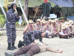 Lanal Lampung Tingkatkan Kesadaran Keselamatan Melalui Pelatihan Bantuan Hidup Dasar di Kawasan Pesisir