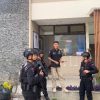 Jamin Keamanan Ibadah Minggu, Detasemen Gegana Satbrimob Polda Lampung Laksanakan Patroli Dialogis di Sejumlah Gereja