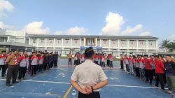 Tingkatkan Disiplin dan Tanggung Jawab, Rutan Kelas I Bandar Lampung Gelar Apel Tamping
