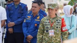 Pengamanan Kunjungan Presiden RI di Lampung Berjalan Optimal, Danrem 043/Gatam Lakukan Pemantauan Langsung