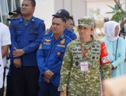 Pengamanan Kunjungan Presiden RI di Lampung Berjalan Optimal, Danrem 043/Gatam Lakukan Pemantauan Langsung