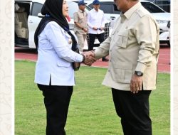 Wali Kota Bandar Lampung Sambut Kedatangan Presiden Prabowo Di Bandara Radin Inten