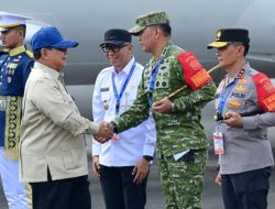 PANGDAM XXI/RI DAN FORKOPIMDA SAMBUT KEDATANGAN PRESIDEN RI DI PROVINSI LAMPUNG