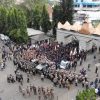 Brimob Lampung Amankan Aksi Unjuk Rasa Aliansi Lampung Tarik Mandat Di Kantor DPRD Provinsi Lampung Berlangsung Aman