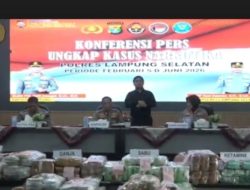 Polda Lampung Ungkap 17 Kasus Narkotika, Sita 179,5 Kg Sabu dan Selamatkan 948 Ribu Jiwa