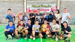 Fisik Sehat, Kinerja Hebat: Jajaran Lapas Muara Tebo Gelar Badminton untuk Perkuat Kekompakan
