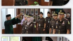 Pelantikan dan Serah Terima Jabatan Kepala Sub Bagian Pembinaan serta Kepala Cabang Kejaksaan Negeri Bandar Lampung di Pelabuhan Panjang