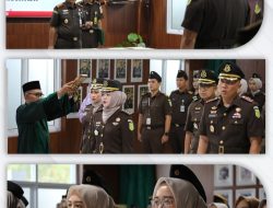 Pelantikan dan Serah Terima Jabatan Kepala Sub Bagian Pembinaan serta Kepala Cabang Kejaksaan Negeri Bandar Lampung di Pelabuhan Panjang