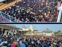 Kumpulkan 1000 Warga Binaan di Lapangan Futsal, Kalapas Berikan Penguatan Moral dan Tegaskan Aturan