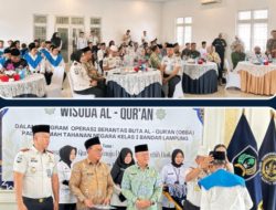 Dukung Pembinaan Kerohanian, Kalapas Hadiri Wisuda Al Quran di Rumah Tahanan Negara Kelas 1 Bandar Lampung