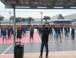 Pembinaan Kepribadian Melalui Senam Bersama, Warga Binaan Lapas Kelas I Bandar Lampung Tingkatkan Kesehatan dan Disiplin