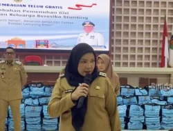 Pemkot Bandarlampung Salurkan Telur Cegah Stunting Anak