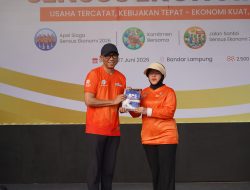 Sinergi TNI–Polri Makin Solid, Danrem 043/Gatam Hadiri Syukuran HUT Bhayangkara ke-80 Polda Lampung
